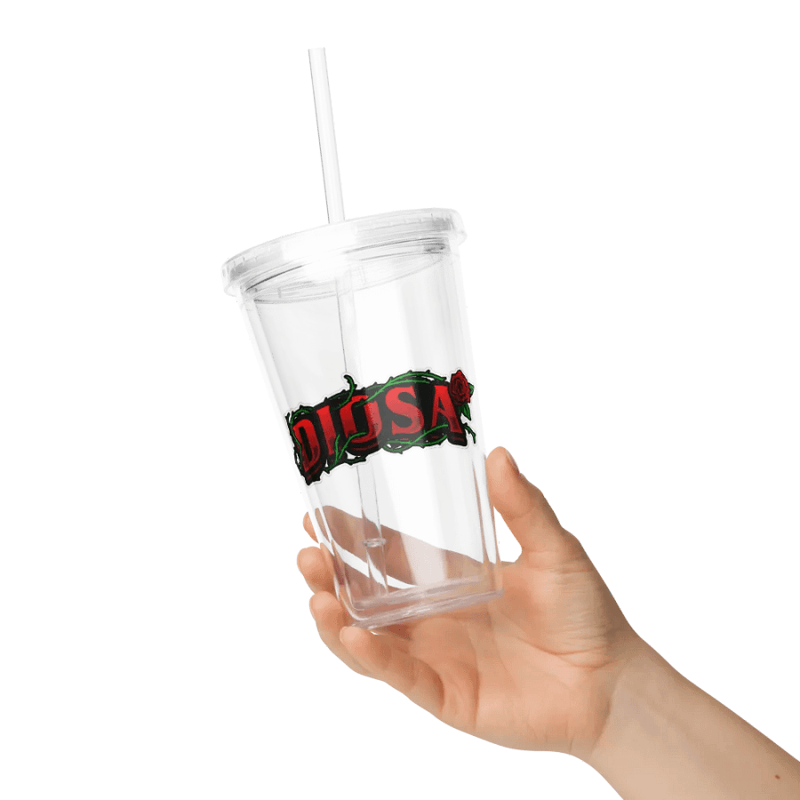 Diosa Double Wall Clear Plastic Tumblr (16oz) product image (6)
