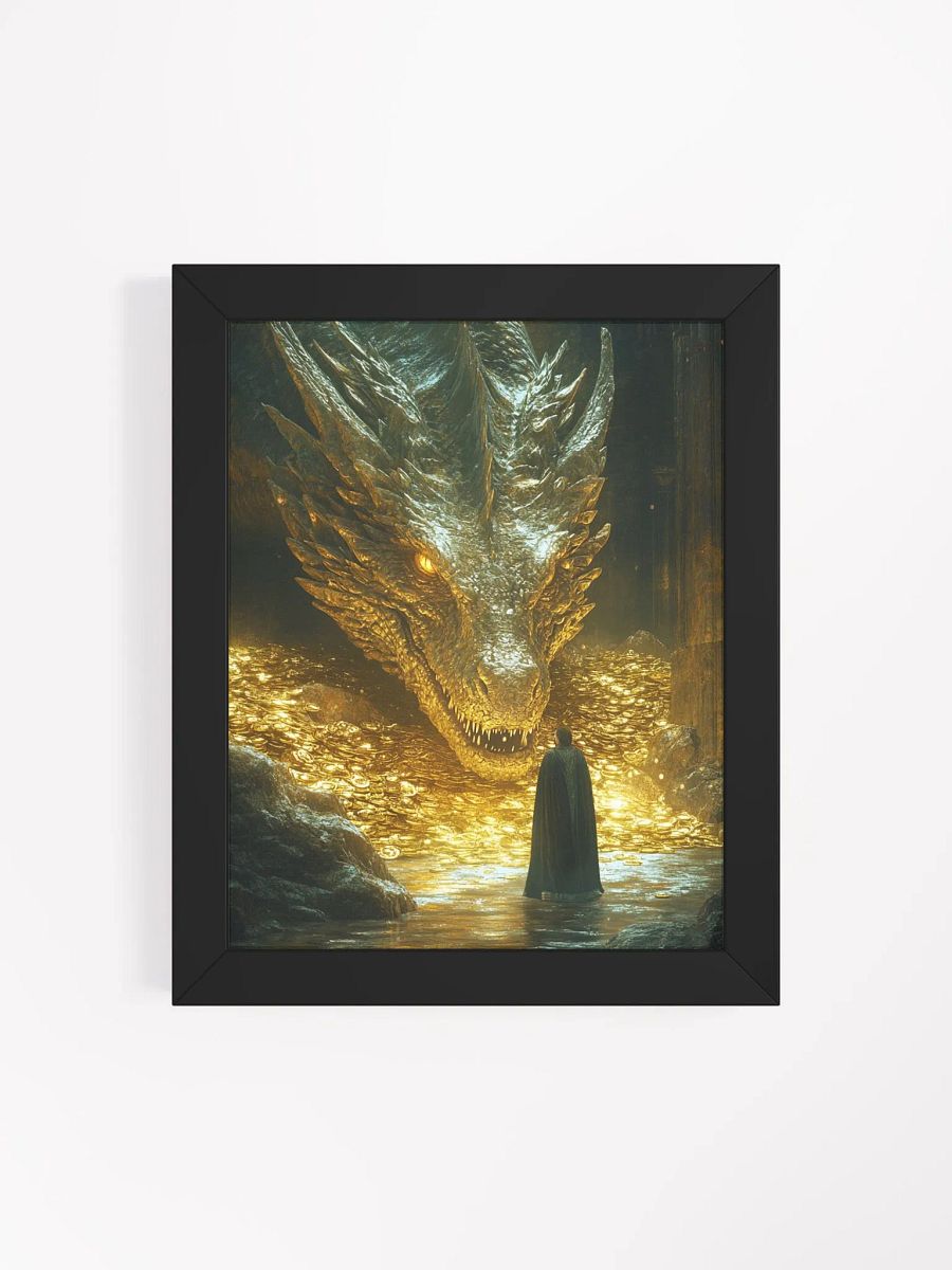 Treasure of the Fire Drake - Framed High-Quality Matte Poster product image (76)
