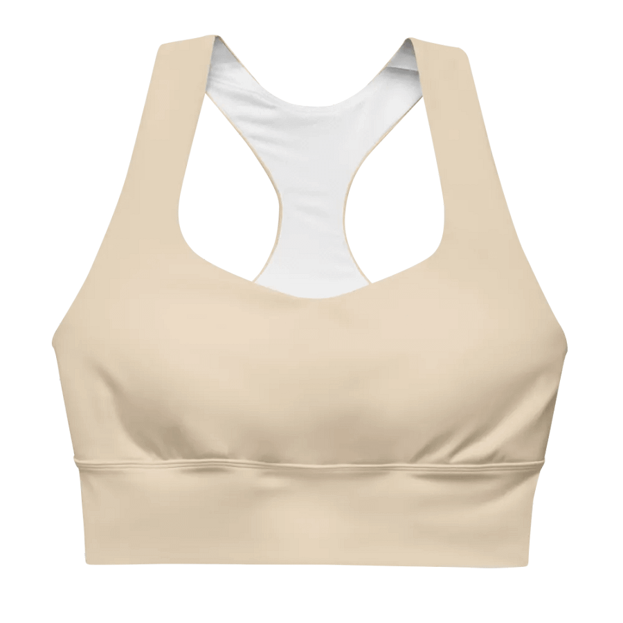 Creme Serenity Longline Sports Bra product image (1)