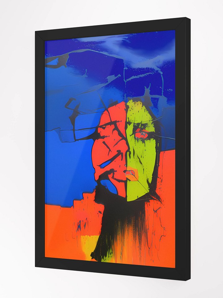 "Self Portrait in Abstraction" - Framed Poster product image (3)