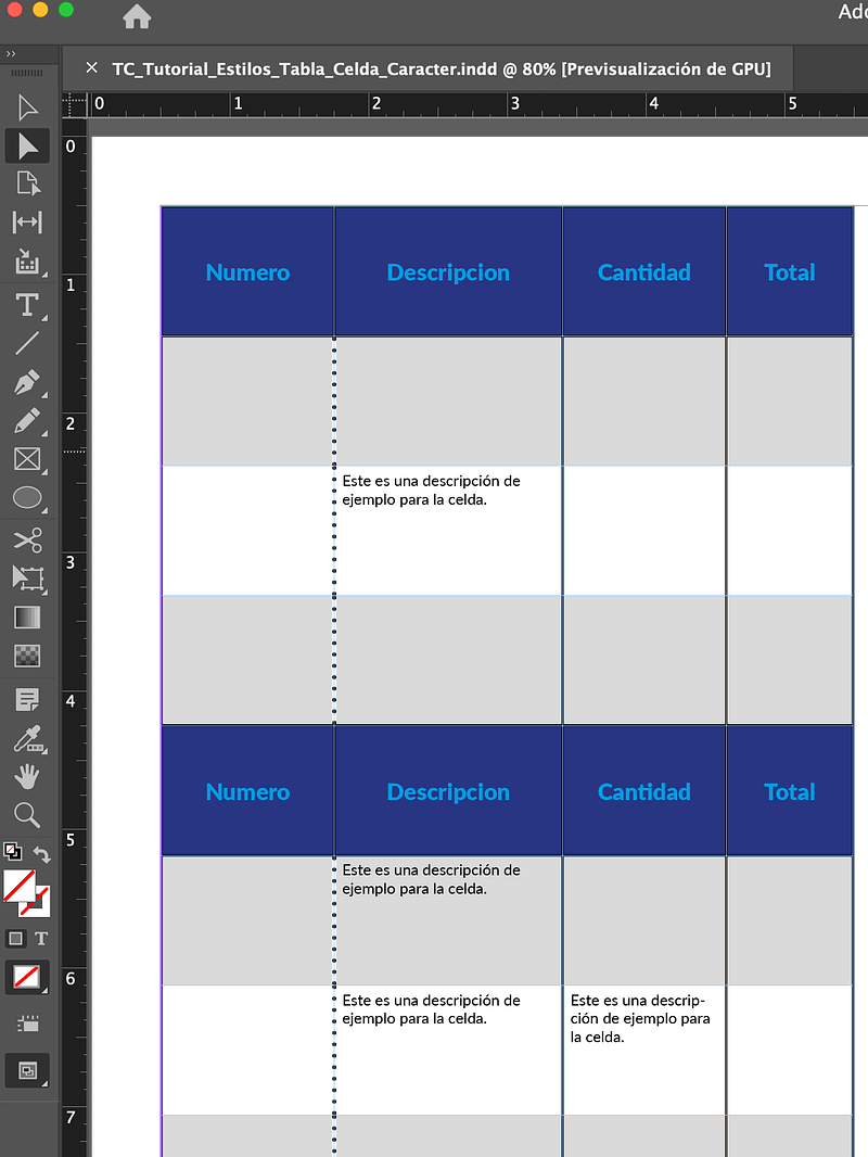 Estilos de Tabla – MATERIAL DE CLASE