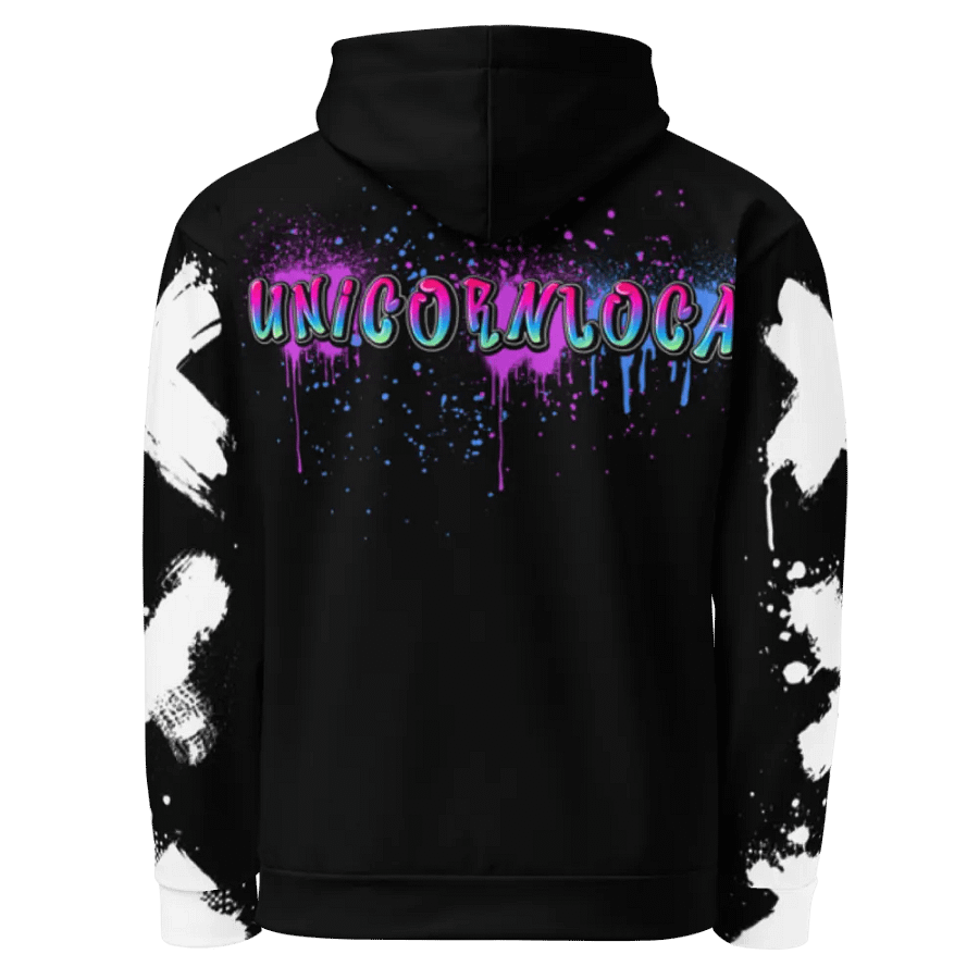 Neon Smiley Unisex Hoodie product image (3)