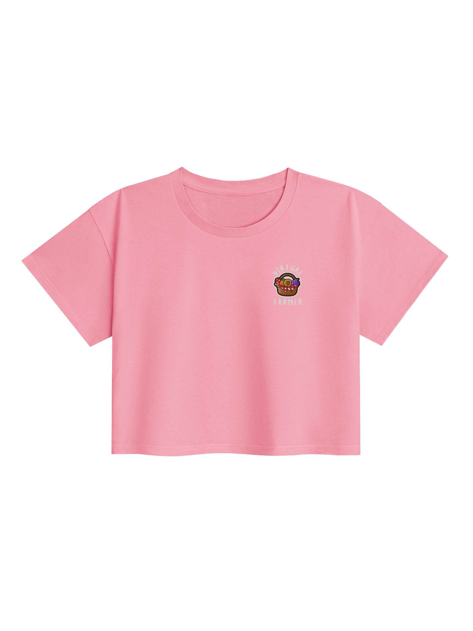 Virtual Farmer Crop Top - White Text product image (2)