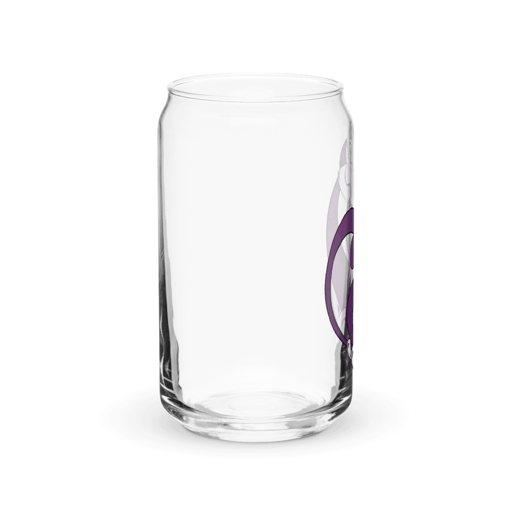 Calming Purple Cat Can-Shaped Glass product image (4)