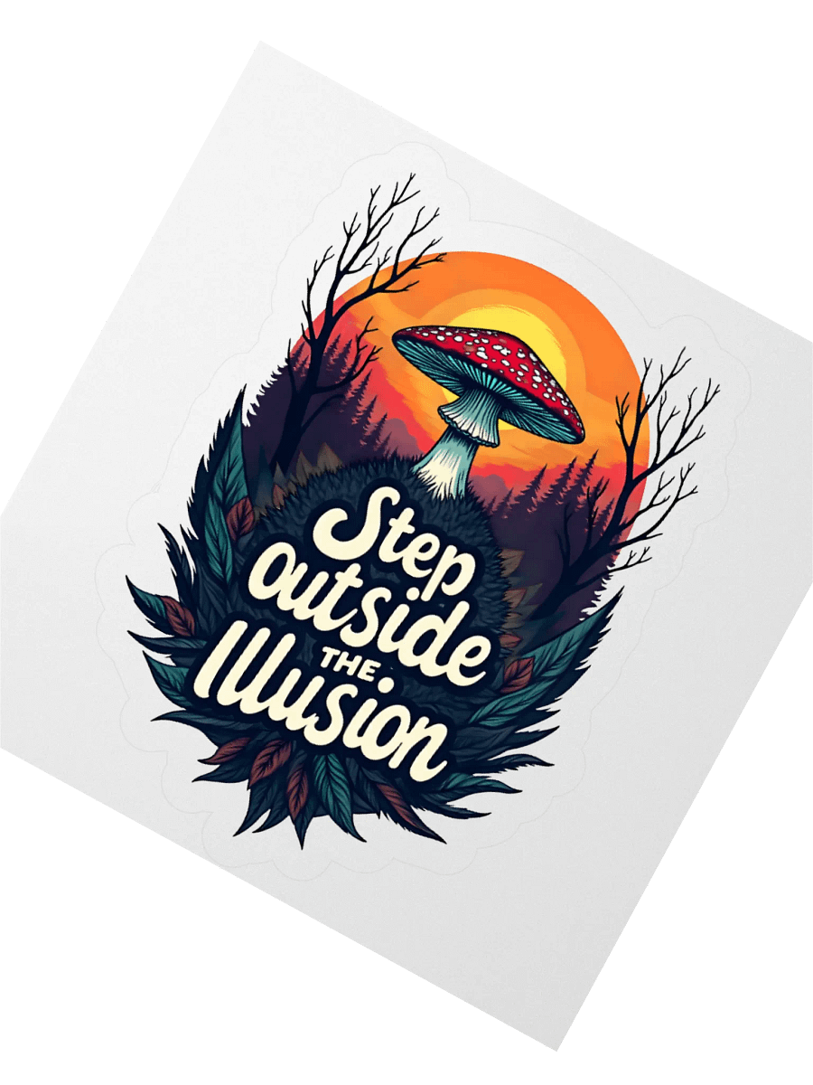 Step Outside The Illusion Sticker product image (2)