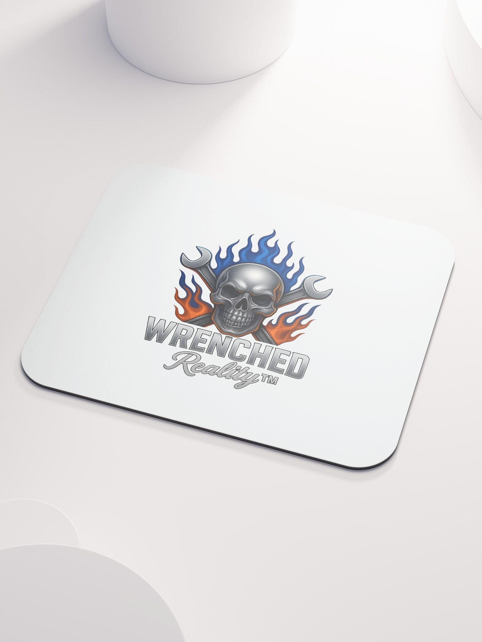 Flaming Skull Mouse Pad product image (3)