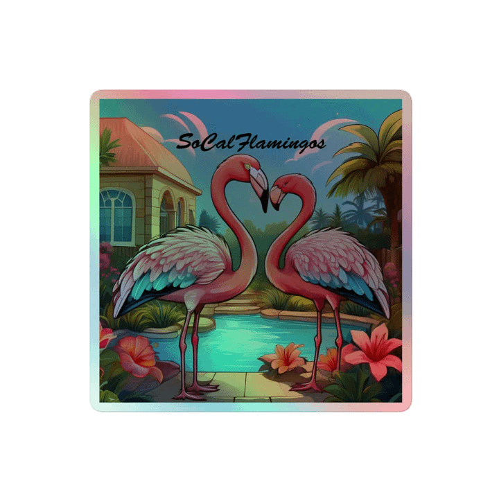 SoCalFlamingos Holo Sticker product image (2)