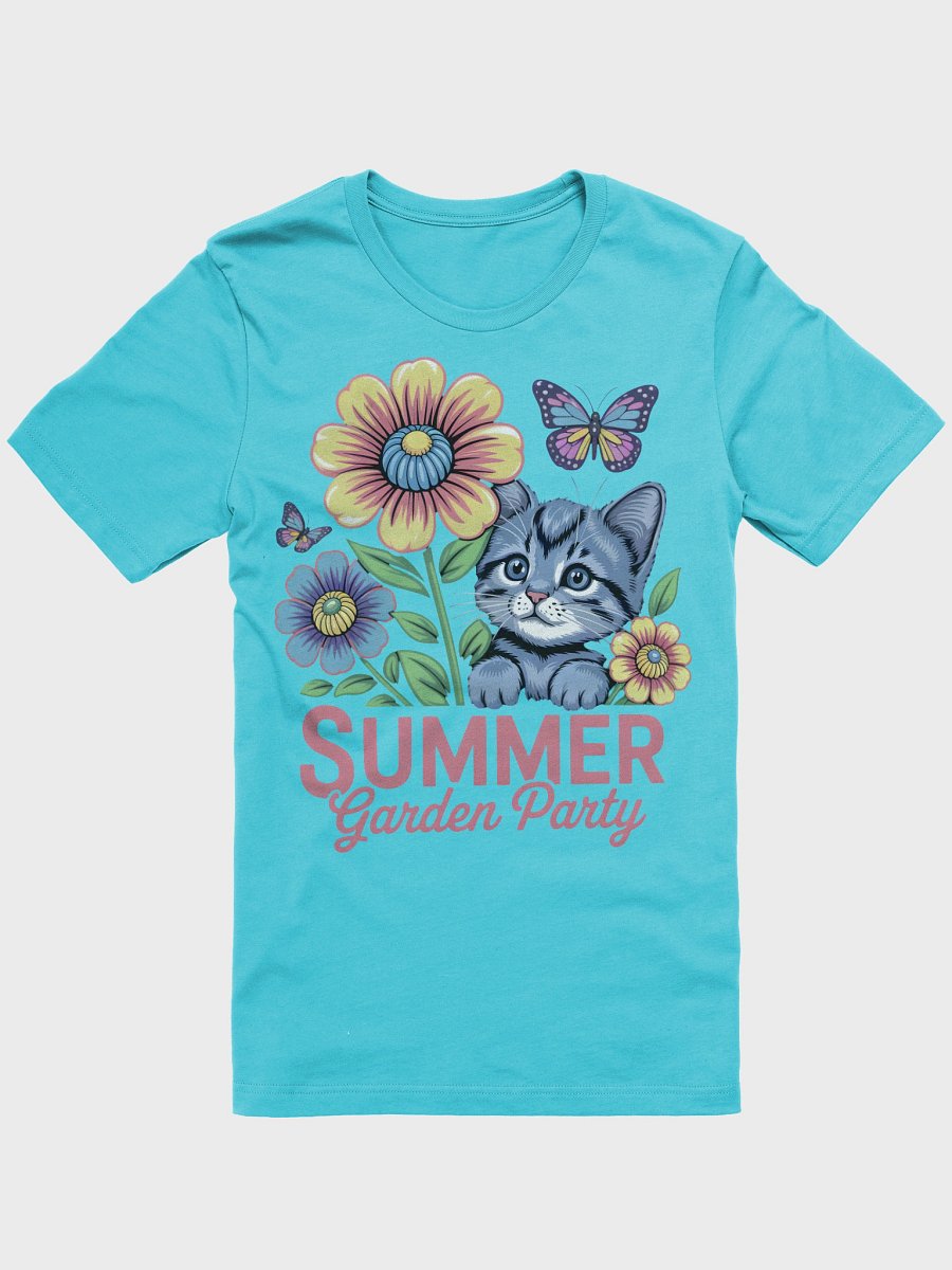 Summer Garden Party Kitten T-Shirt product image (8)