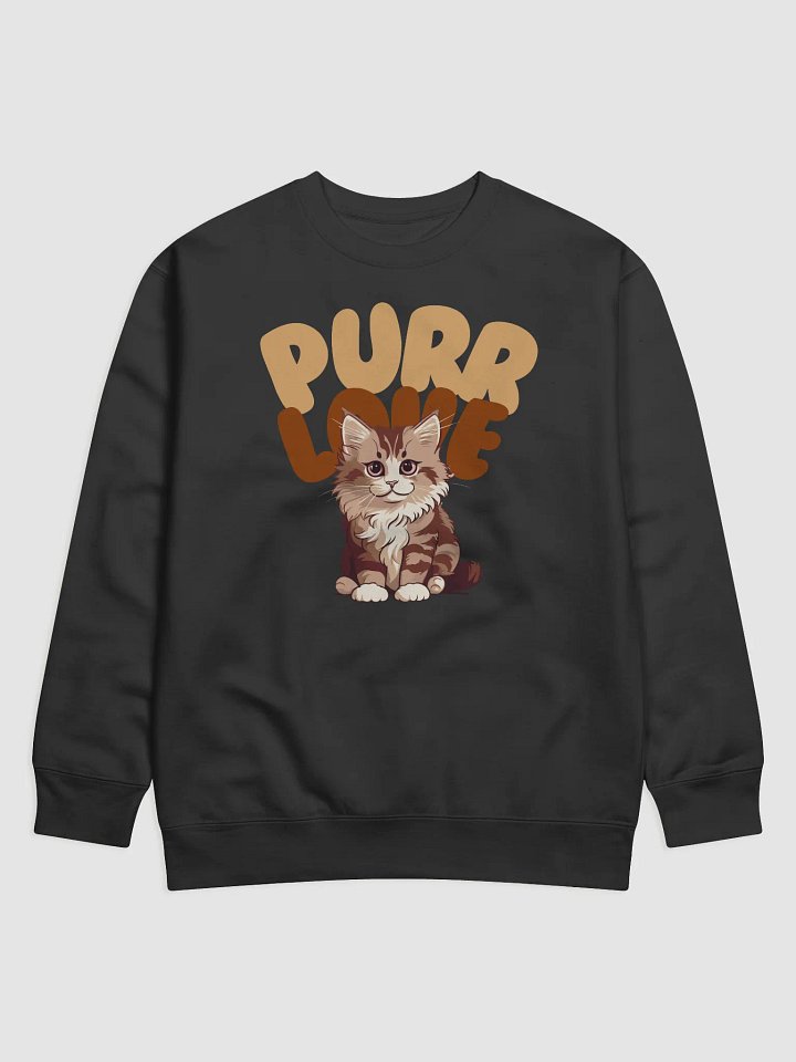 Purr Love Cotton Sweatshirt product image (1)