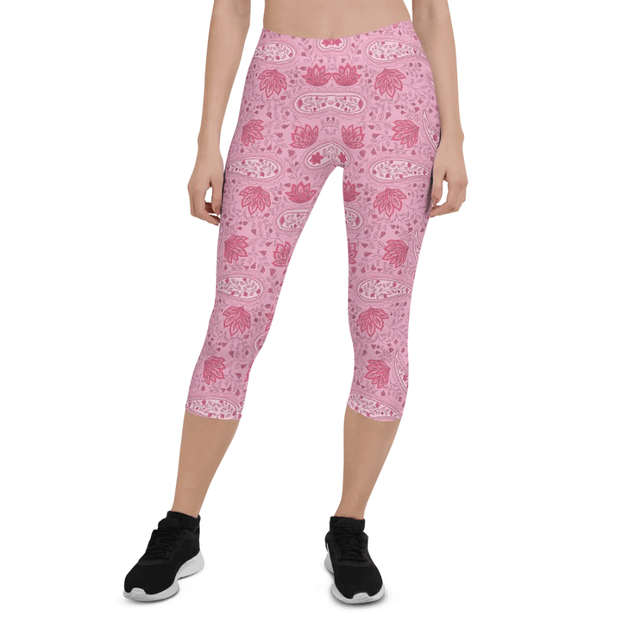 Rosewater Paisley | Capri Leggings product image (1)