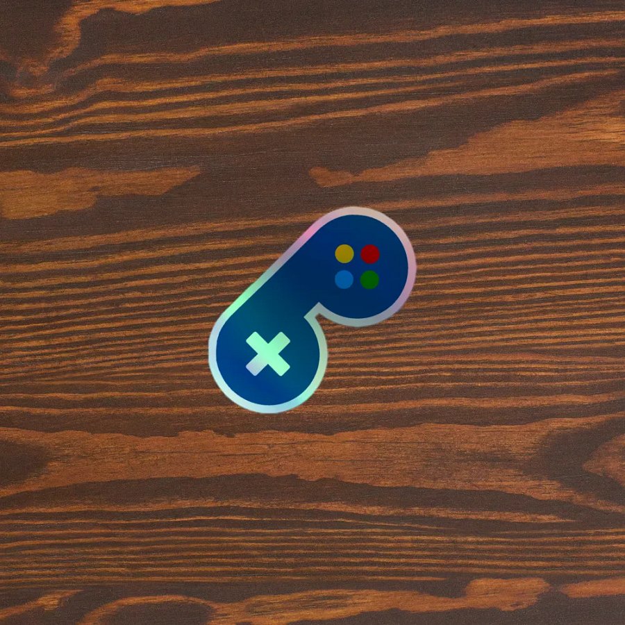 Holographic Sticker - CapnKentroller product image (4)