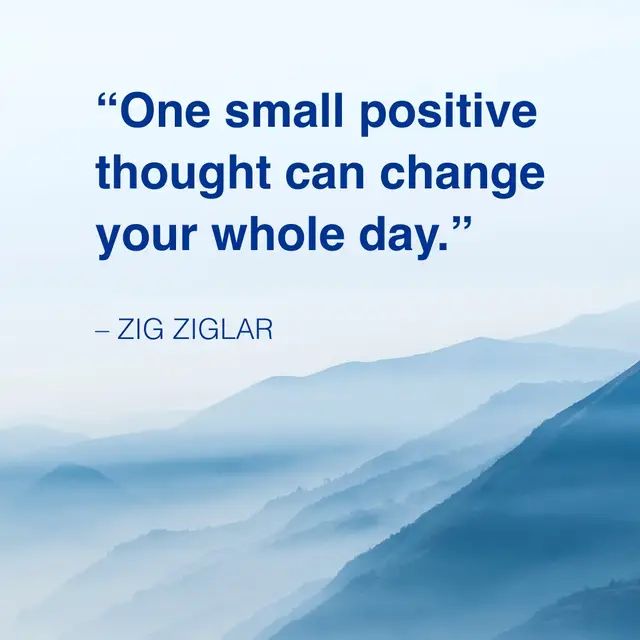 Let's set the tone for the day with one simple positive thought. #positivequotes #positivevibes