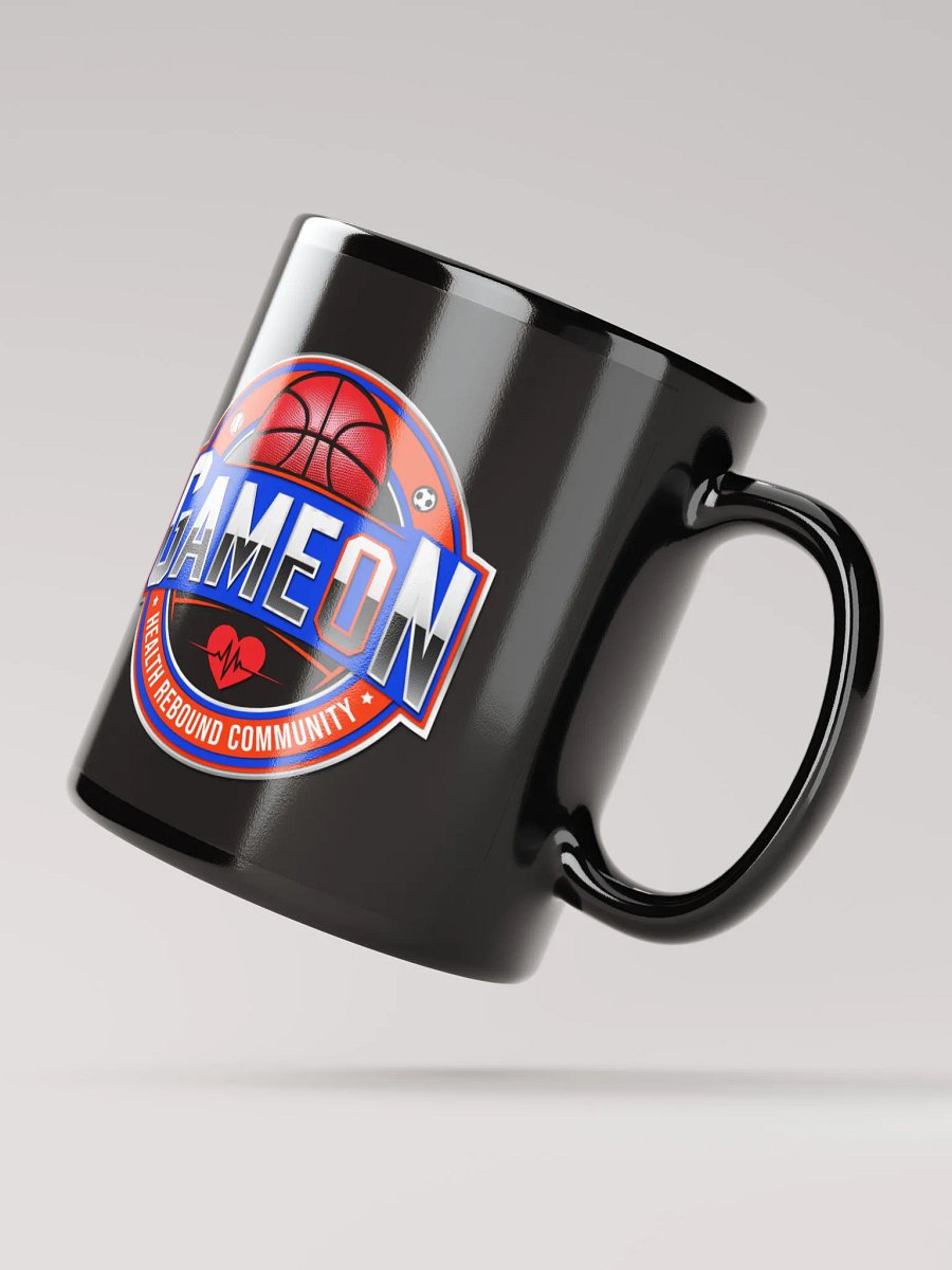 Game On Black Glossy Mug product image (3)