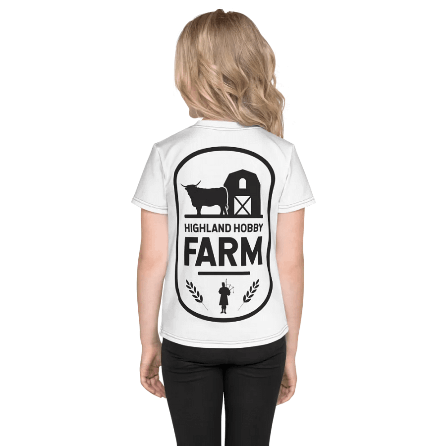 Rustic Cow Print Kids T-Shirt product image (4)
