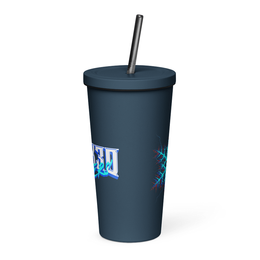 WICKED WINTERS “ELECTRIFIED BY ICE” TUMBLER WITH STRAW product image (1)