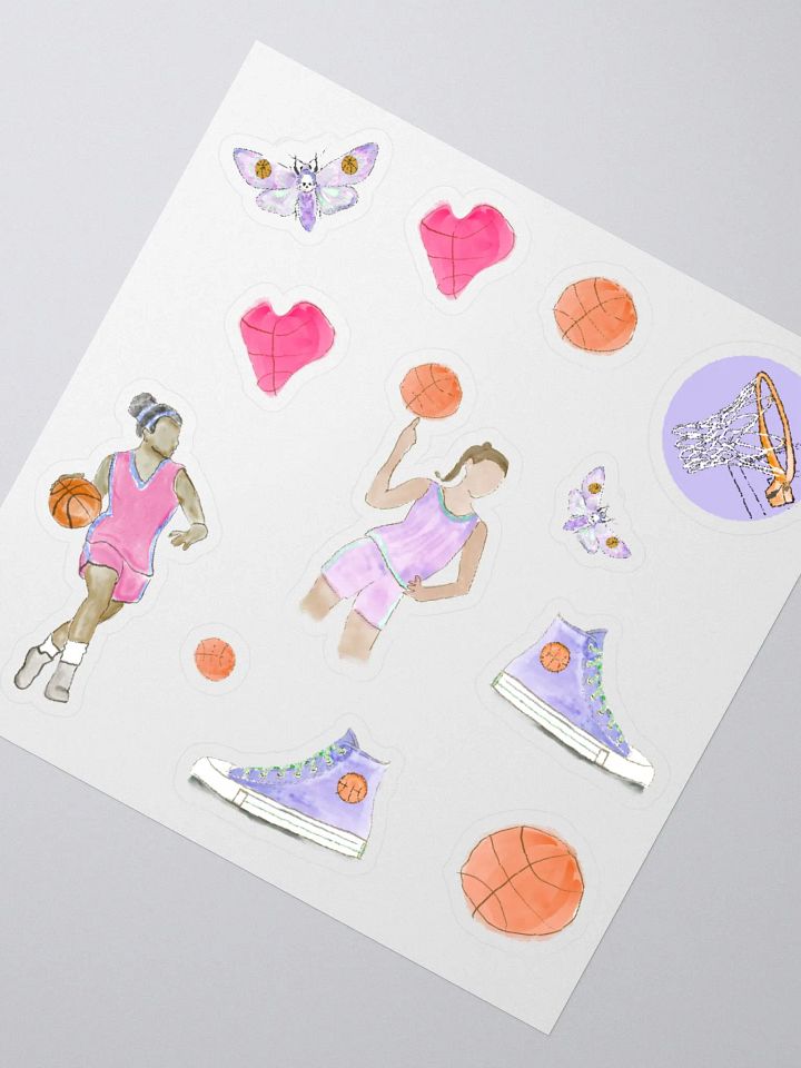 Women's Basketball Fan Stickers product image (5)