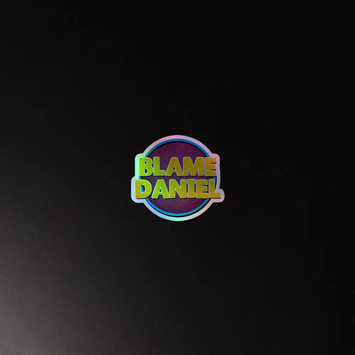Blame Daniel Holographic Sticker product image (2)