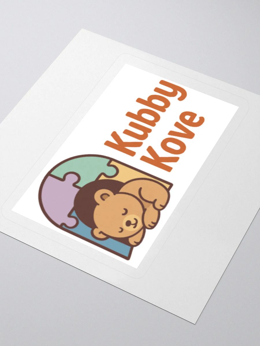 Kubby Kove Logo Sticker (3"x3") product image (3)