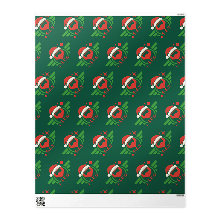 S.E.S Christmas 2025 - Green Wrapping Paper product image (2)