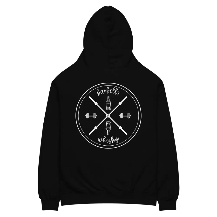 Barbells & Whiskey X Emblem Unisex Hoodie product image (2)