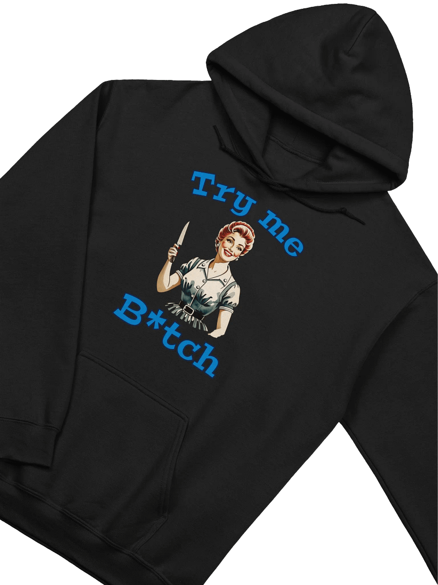 Try Me B*tch - Funny Meme - Gildan Classic Hoodie product image (2)