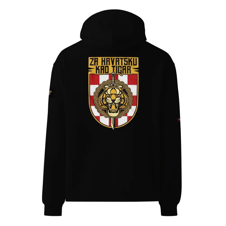 TIGROVI 1. GARDIJSKA BRIGADA Emblem Oversized Hoodie product image (3)