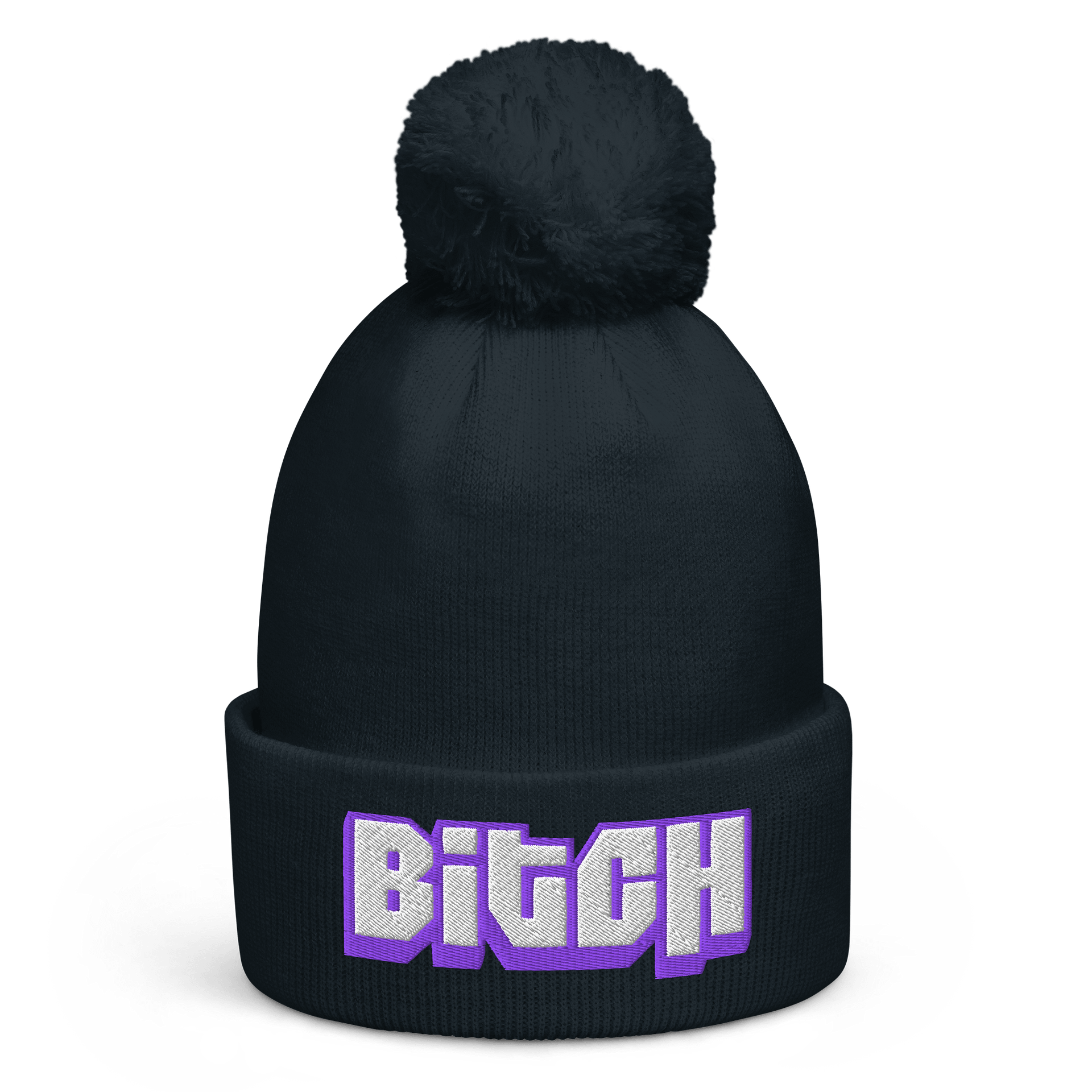 Bitch pompom beanie product image (3)