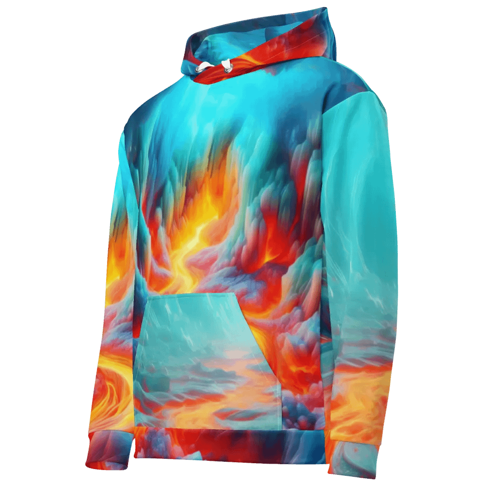Fire and Ice - 3D Lava Glacier Fusion #1 product image (6)