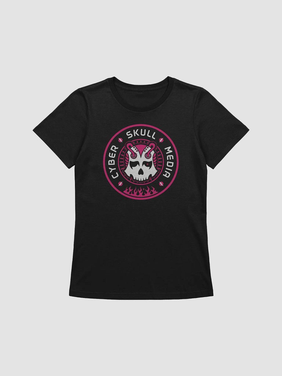 Cyber Skull Media Logo Tee | Pink (Women's Fit) product image (1)