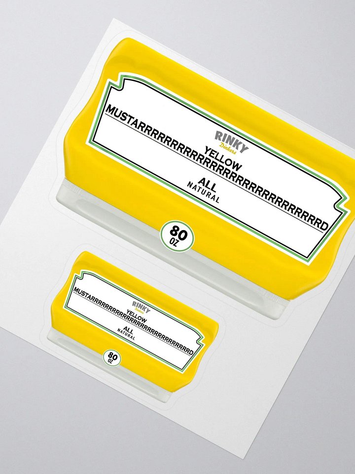 Mustarrrrrrd sticker! product image (2)