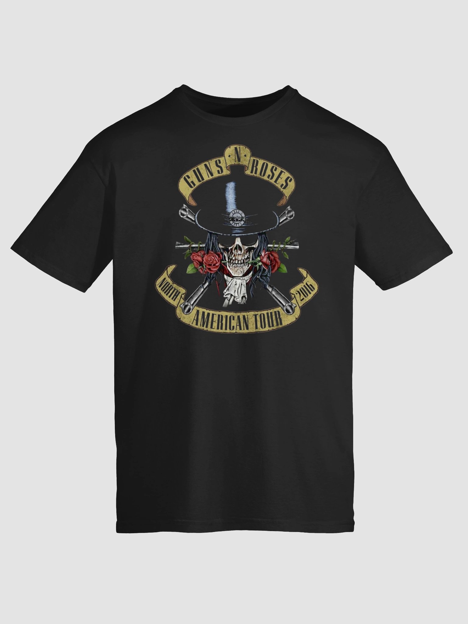 Guns N' Roses Skull Top Hat T-Shirt product image (6)
