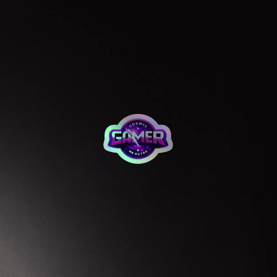 MROutro Cosmic Gamer Holographic Sticker Sheet product image (4)