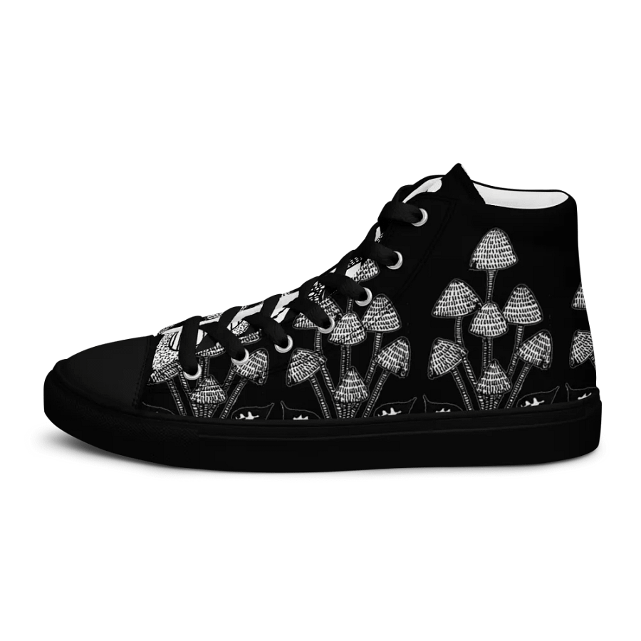 Striped Mushroom Men's High Tops product image (8)
