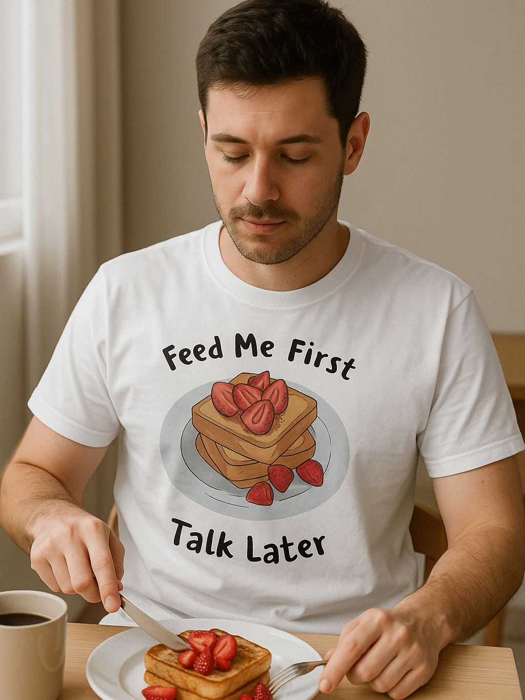 Feed Me First Talk Later T-Shirt product image (4)