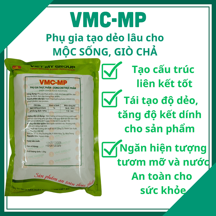 VMC MP PHỤ GIA TẠO DẺO ,LIÊN KẾT CHO THỊT product image (1)
