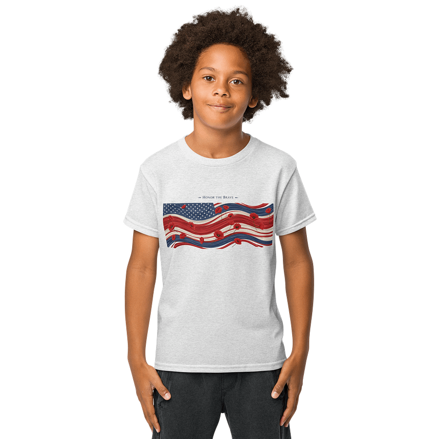 Patriotic Poppies Youth Sports Tee product image (9)