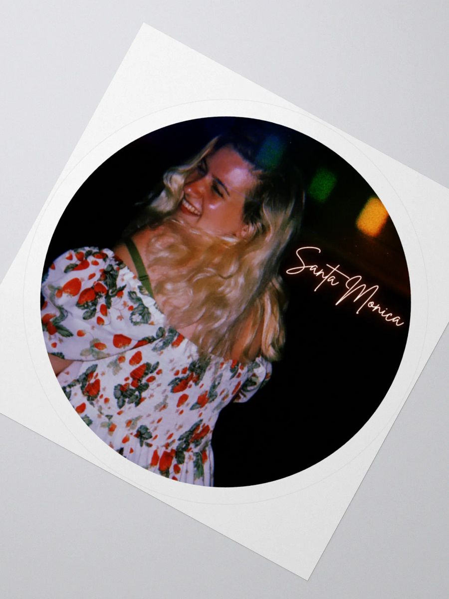 Natalie Groves "Santa Monica" Sticker! :D product image (2)