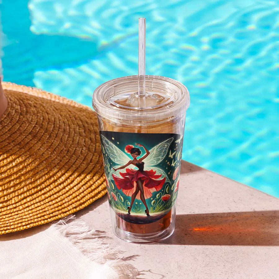 Poppy Fairy Magical Garden Double Wall Tumbler product image (10)