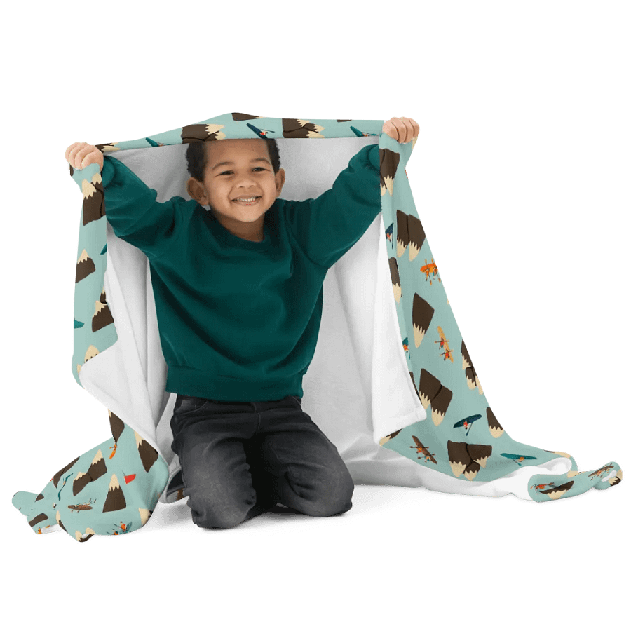 Paddling Peaks - Throw Blanket product image (3)