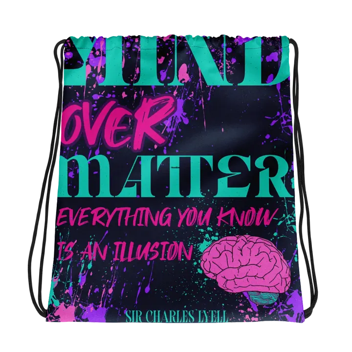 Mind Over Matter Drawstring Bag product image (1)