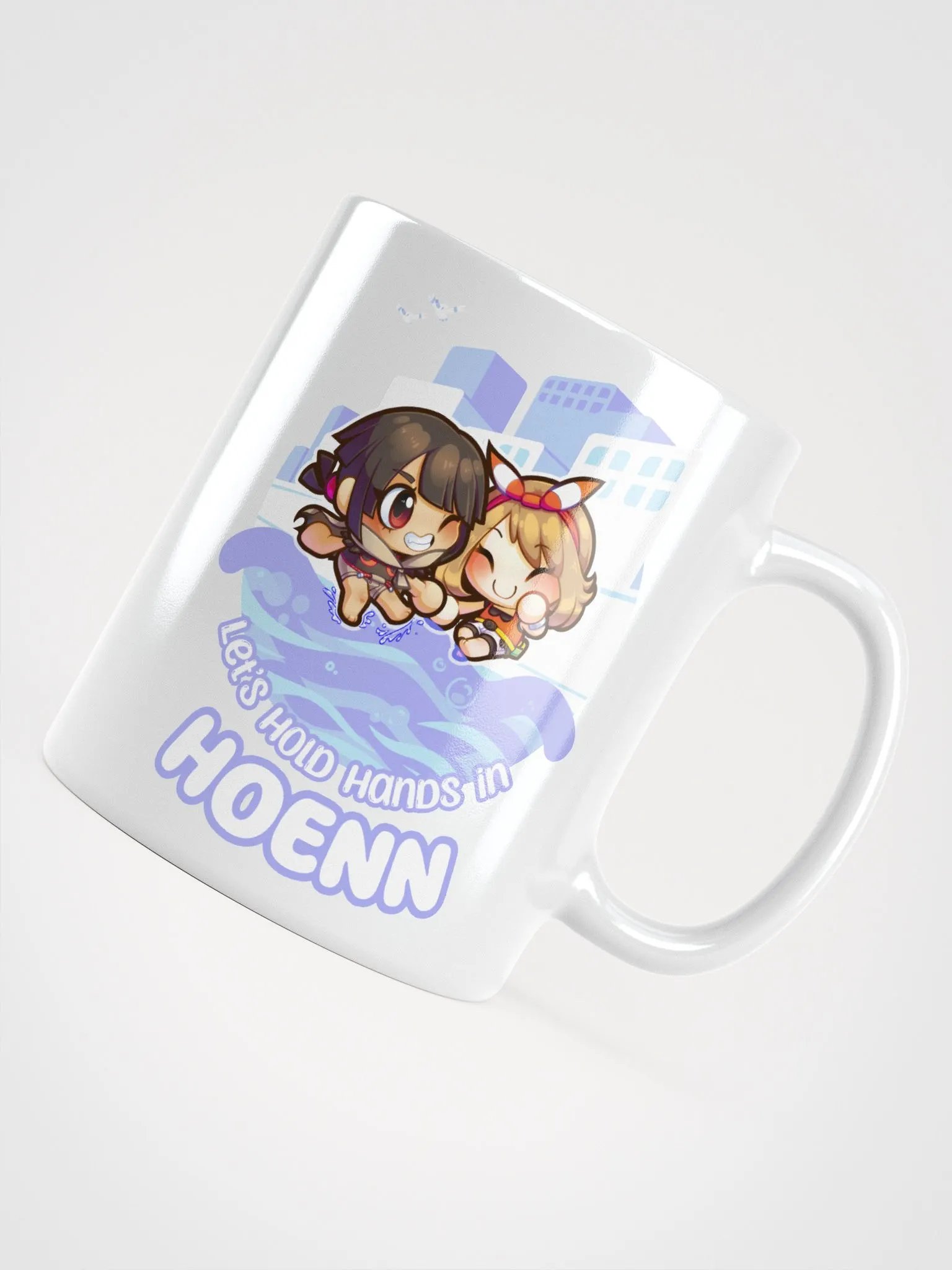 Let's Hold Hands in H Girls - Mug (White) product image (8)
