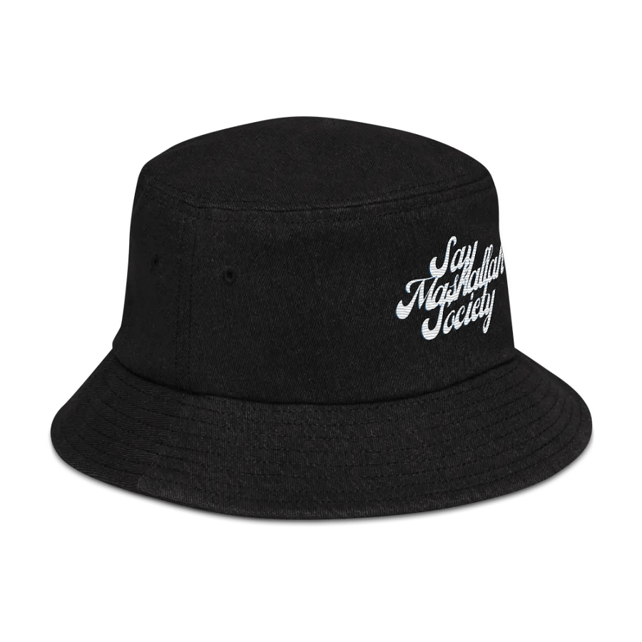 Say Mashallah Society Arab Bucket Hat Denim product image (4)