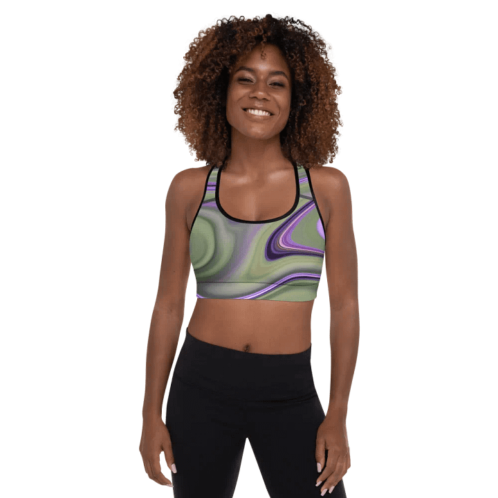 Oasis Swirl Fusion Padded Sports Bra product image (1)