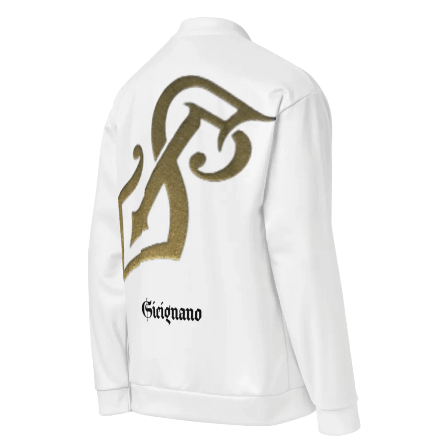 Elegant Gold Monogram All-Over Bomber Jacket product image (4)
