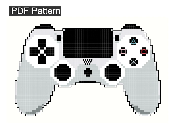 Game Controller Cross Stitch Pattern - PDF product image (1)