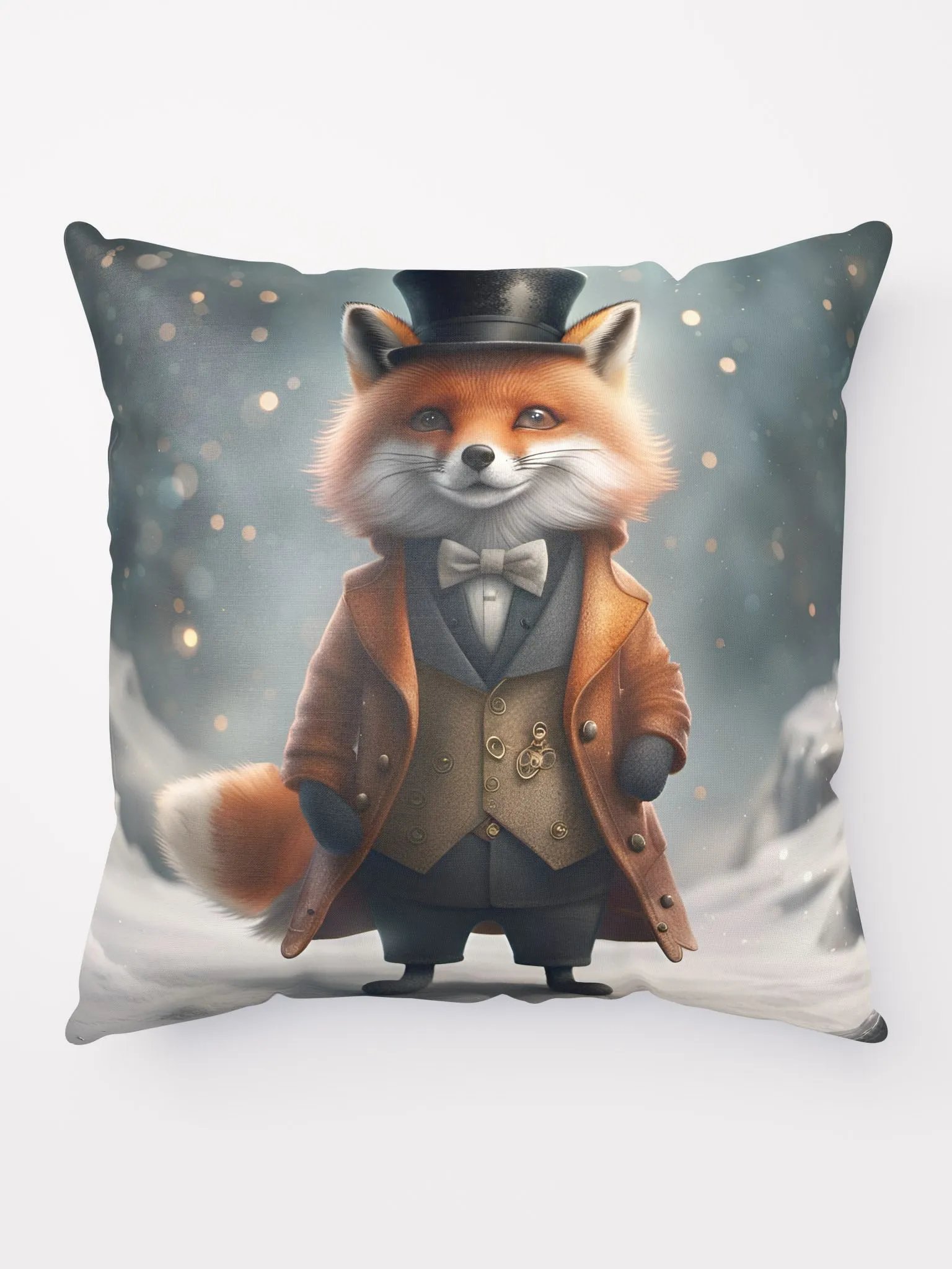 Smart Dressed Fox Pillow product image (5)