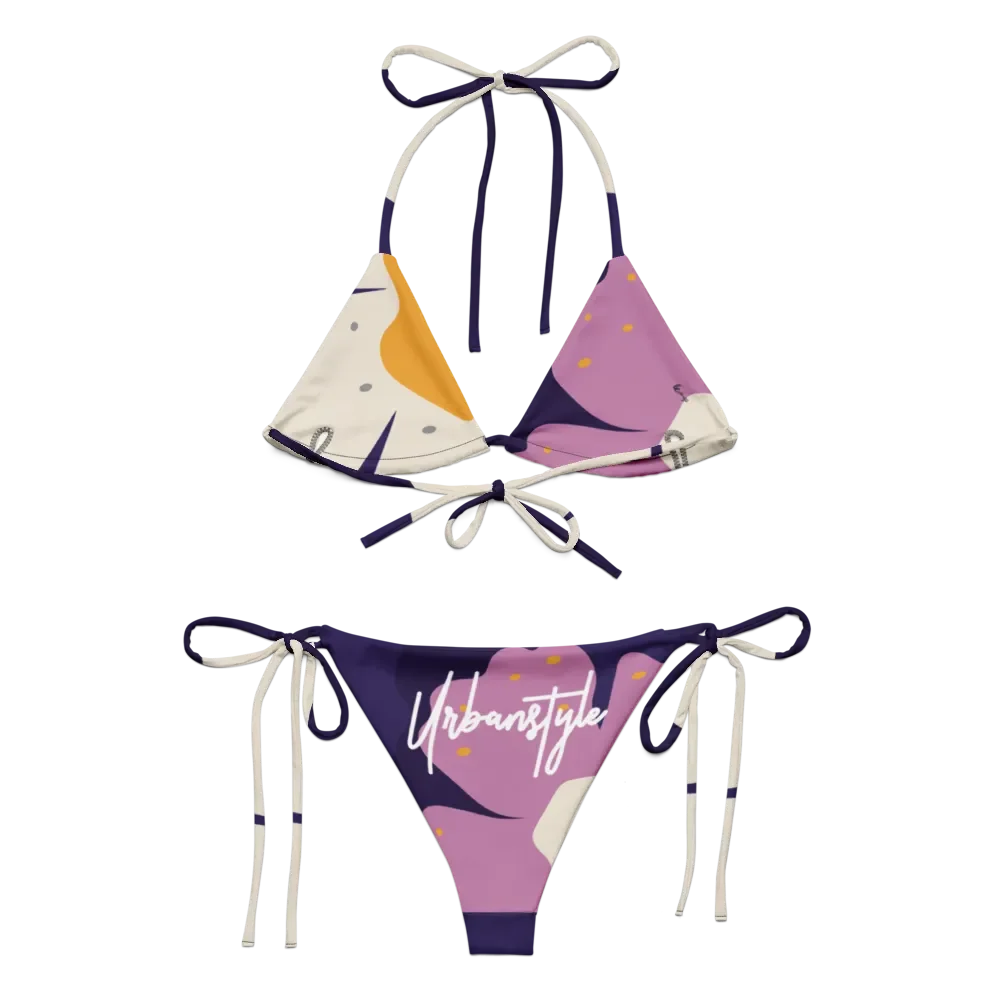 Floral Fusion bi logo String Bikini Set product image (12)