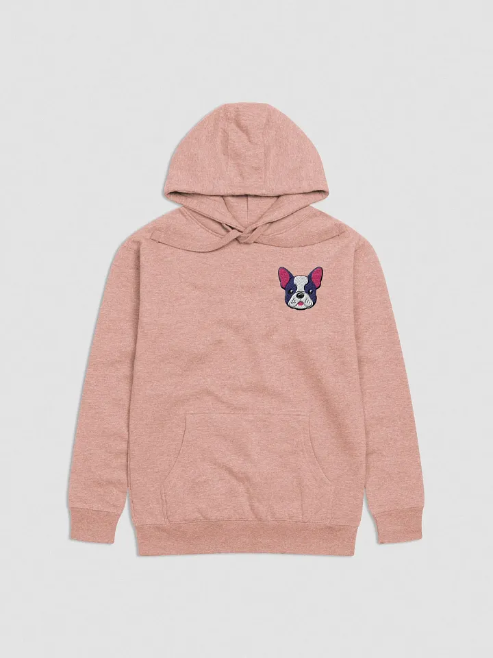 French Bulldog Face Graphic Premium Embroidered Hoodie product image (1)
