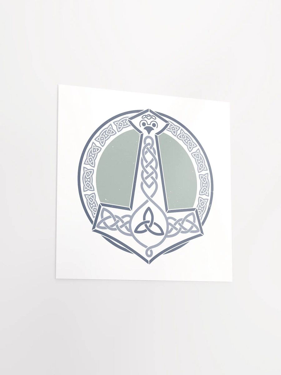 Blue Mjölnir Poster product image (11)