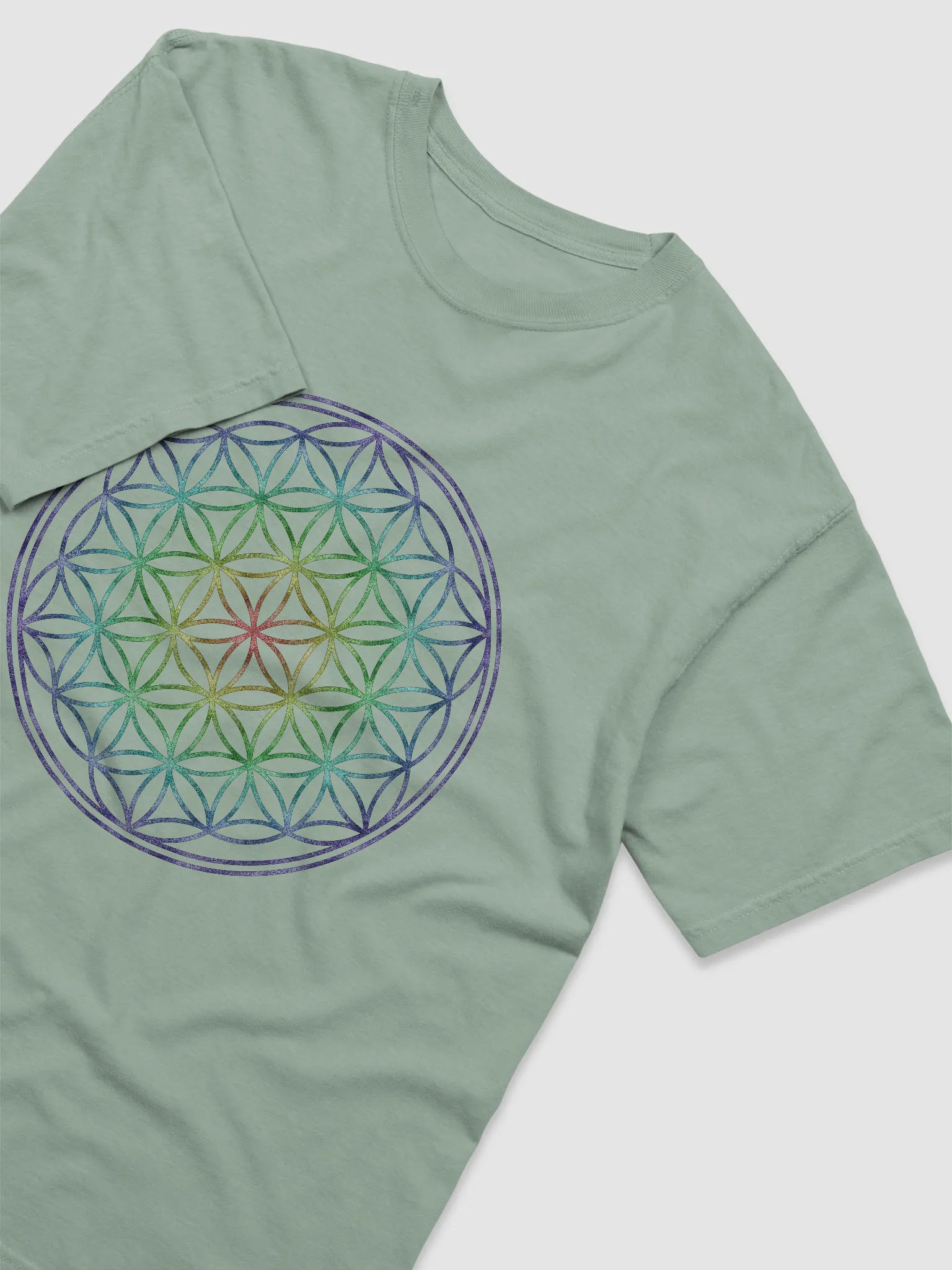 Flower of Life Garment-Dyed Heavyweight T-Shirt product image (3)